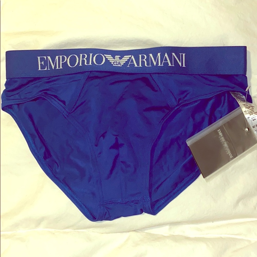 Emporio Armani Blue Men’s Microfiber Underwear